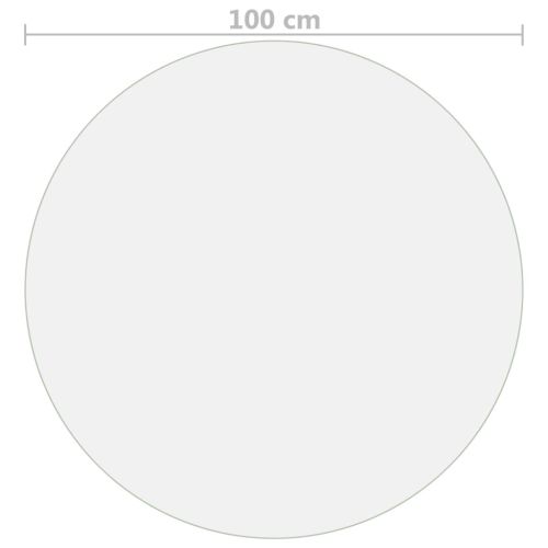 Протектор за маса, прозрачен, Ø 100 см, 1,6 мм, PVC