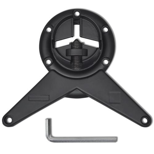 4 крака за регулиране на височината на маси, черно, 710 мм