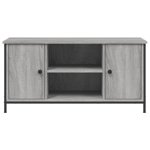 ТВ шкаф, сив сонома, 100x40x50 см, инженерно дърво
