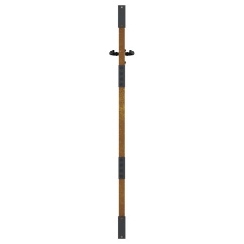 Градинска порта 85x125 см, кортенова стомана, квадратен дизайн