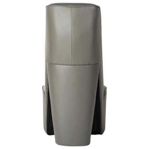 Стол във форма на обувка на висок ток, сив, изкуствена кожа