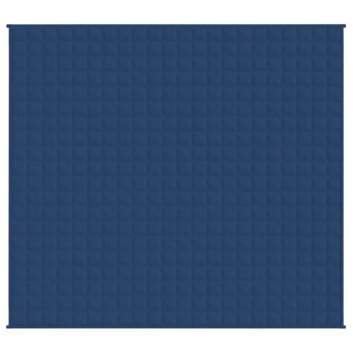 Утежнено одеяло синьо 220x240 см 15 кг плат