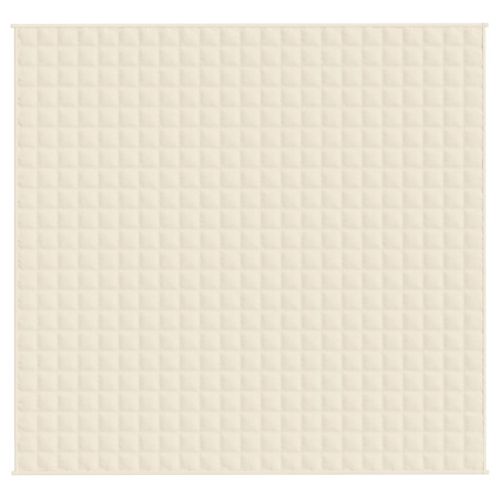 Утежнено одеяло светлокремаво 220x240 см 15 кг плат
