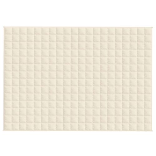 Утежнено одеяло светлокремаво 135x200 см 10 кг плат