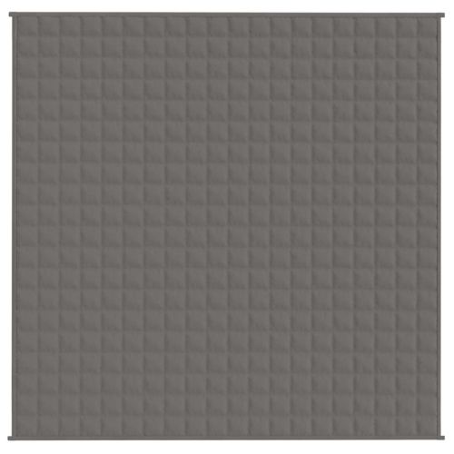 Утежнено одеяло сиво 200x200 см 9 кг плат