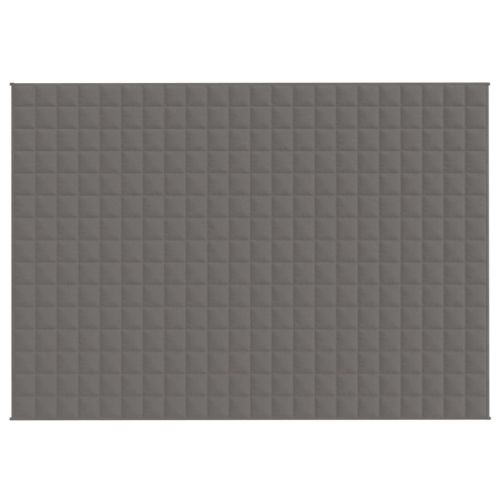 Утежнено одеяло сиво 155x220 см 7 кг плат