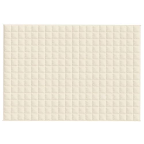 Утежнено одеяло светлокремаво 138x200 см 10 кг плат