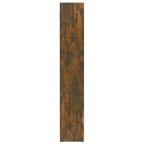 CD шкафове, 2 бр, опушен дъб, 21x16x93,5 см, инженерно дърво