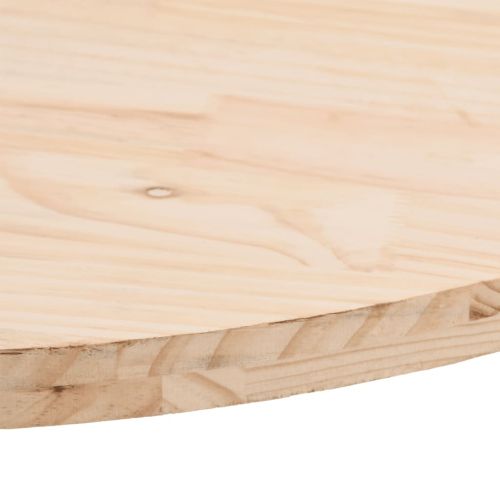 Плот за маса 90x45x2,5 см, масивна дървесина, бор, овален