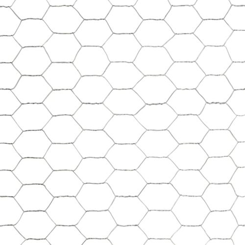 Кокошкарска мрежа, поцинкована стомана, 25x1,2 м, сребриста