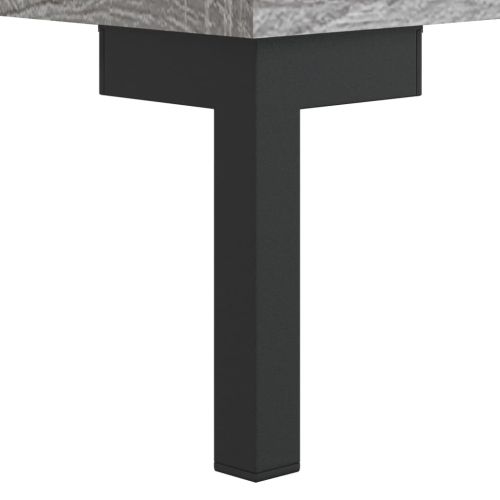 Пейка за обувки, сив сонома, 102x35x55 см, инженерно дърво