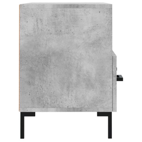 ТВ шкаф, бетонно сив, 80x36x50 см, инженерно дърво