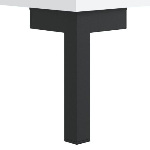 ТВ шкаф, бял, 80x36x50 см, инженерно дърво