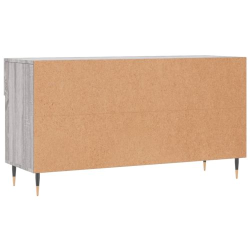 Пейка за обувки, сив сонома, 102x35x55 см, инженерно дърво