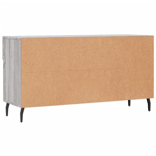 Пейка за обувки, сив сонома, 102x35x55 см, инженерно дърво