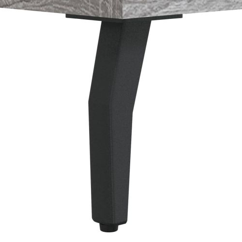 Пейка за обувки, сив сонома, 102x35x55 см, инженерно дърво