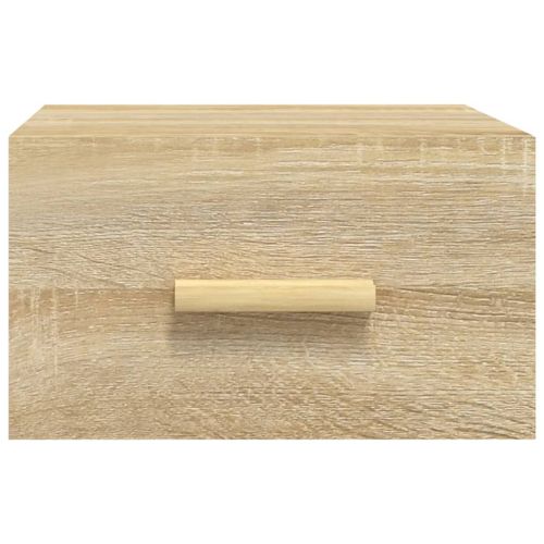 Нощно шкафче за стенен монтаж, сонома дъб, 35x35x20 см