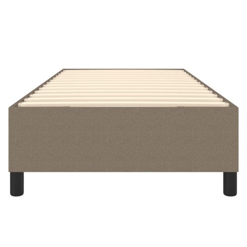 Рамка за легло с пружини, таупе, 80x200 см, плат