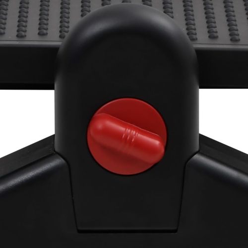 Поставка за крака, черна, 50x30,5x17 см