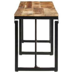 Пейка, 160x35x46 см, мангово дърво масив