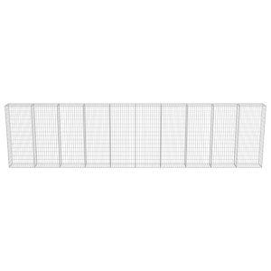 Габионна стена с капаци, поцинкована стомана, 600х30х150 см