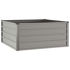 Градинска повдигната леха ръждив 100x100x45см кортенова стомана