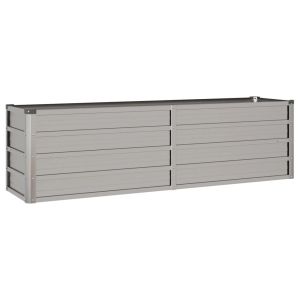 Градинска повдигната леха ръждив 160x40x45 см кортенова стомана