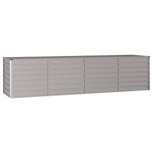 Градинска повдигната леха ръждив 320x80x77 см кортенова стомана