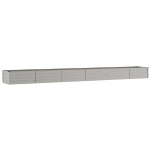 Градинска повдигната леха ръждив 600x80x45 см кортенова стомана
