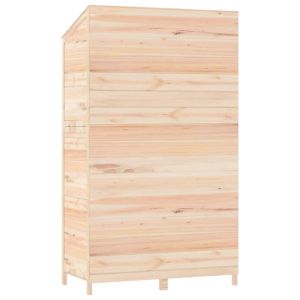 Градинска барака, 102x52x174,5 см, чамово дърво масив