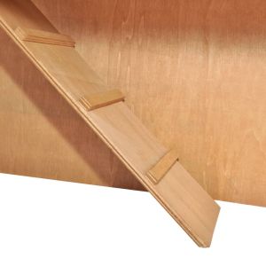 Външна клетка за зайци/други малки животни, 3 врати, дърво