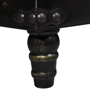 Пейка с пространство за съхранение на вещи, цвят кафяв