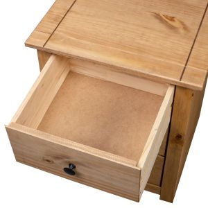 Нощно шкафче, 46x40x57 см, бор, стил Панама