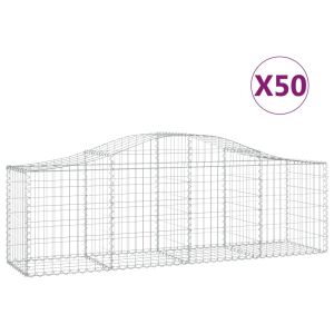 Габионни кошници арка 50 бр 200x50x60/80 см поцинковано желязо