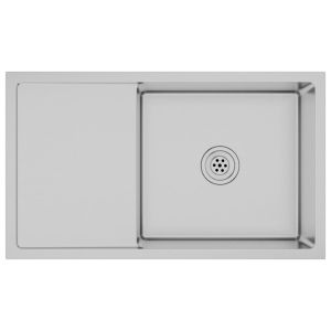 Ръчно изработена кухненска мивка, неръждаема стомана