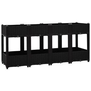 Повдигната леха, 160x40x71 см, полипропилен