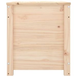 Кутия за съхранение, 80x40x45,5 см, борово дърво масив