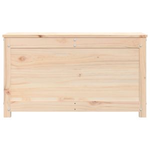 Кутия за съхранение, 80x40x45,5 см, борово дърво масив
