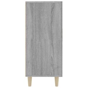 Сайдборд, Сив сонома, 90x34x80 см, инженерно дърво