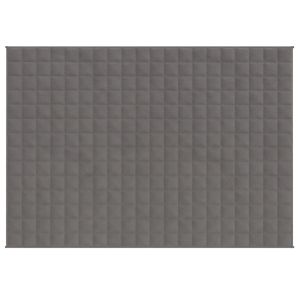 Утежнено одеяло сиво 152x203 см 11 кг плат