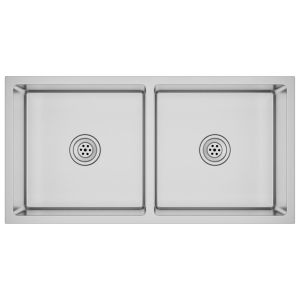 Ръчно изработена кухненска мивка, неръждаема стомана