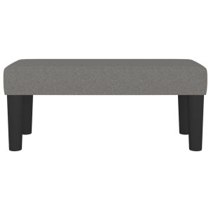 Пейка, тъмносива, 70x30x30 см, плат