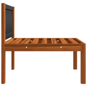 Градински комплект с възглавници, 7 части, кремав, 63x63 см