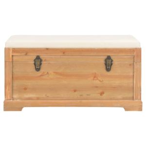 Сандък за съхранение с възглавница, 80x40x40 см, МДФ