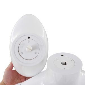 Женски манекен в цял ръст, стъклена основа, бял гланц, 175 см