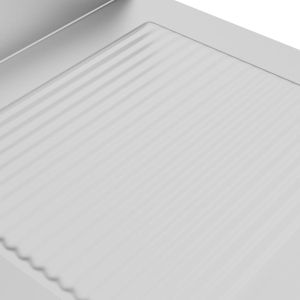 Търговски кухненски шкаф с отцедник, неръждаема стомана