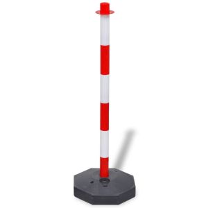 Комплект от 4 сигнални колчета и 2 пластмасови вериги по 10 м