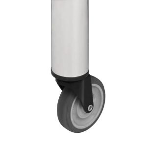 Кухненска работна маса с колелца 80x30x85 см неръждаема стомана