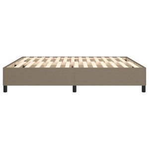 Рамка за легло с пружини, таупе, 160x200 см плат