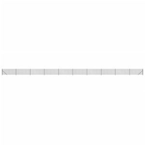 Плетена оградна мрежа с фланец, антрацит, 0,8x25 м